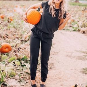 Albion Fit Black Jumpsuit